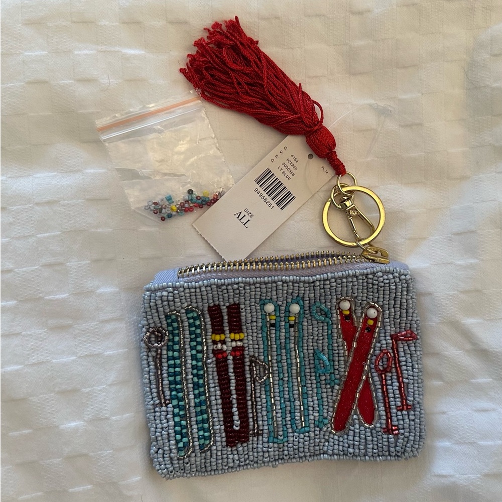 Anthropologie Beaded Coin Purse